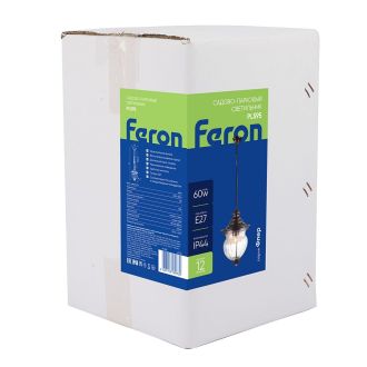 Светильник садово-парковый Feron PL595 на цепочке 60W 230V E27, коричневый, 41172