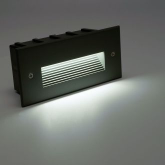Светодиодный светильник Feron LN012 встраиваемый 5W 4000K, IP65, серый, 41174