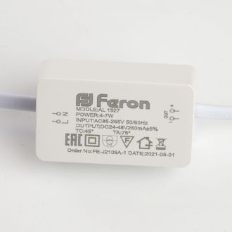Светодиодный светильник Feron AL1527 встраиваемый 5W 4500K белый, 41194