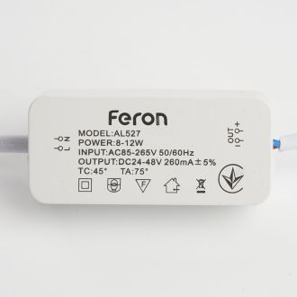 Светодиодный светильник Feron AL1527 встраиваемый 9W 4500K белый, 41196