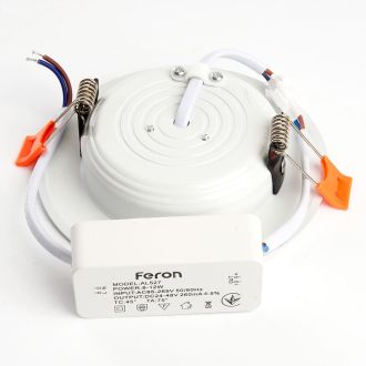 Светодиодный светильник Feron AL1527 встраиваемый 9W 4500K белый, 41196