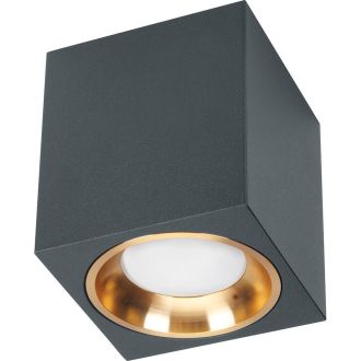 Светильник потолочный Feron ML1754 MR16 GU10 35W 230V, черный, золото, 41200