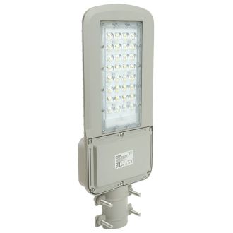 Светодиодный уличный консольный светильник Feron SP3050 80W 5000K 230V, серый, 41266