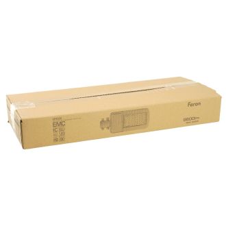 Светодиодный уличный консольный светильник Feron SP3050 80W 5000K 230V, серый, 41266