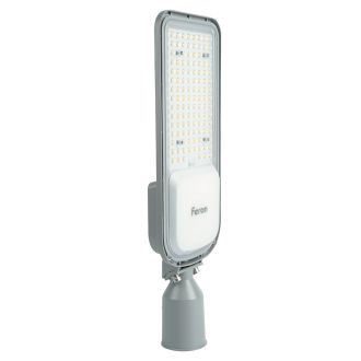 Светодиодный уличный консольный светильник Feron SP3050 80W 4000K 230V, серый, 41267