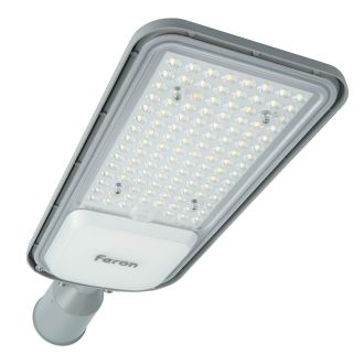 Светодиодный уличный консольный светильник Feron SP3050 80W 4000K 230V, серый, 41267