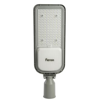Светодиодный уличный консольный светильник Feron SP3050 100W 4000K 230V, серый, 41269