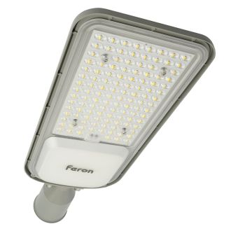 Светодиодный уличный консольный светильник Feron SP3050 100W 4000K 230V, серый, 41269