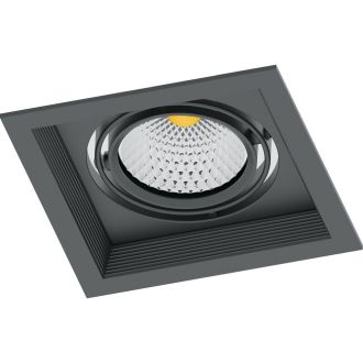 Светодиодный светильник Feron AL201 карданный 1x12W 4000K 35 градусов, черный, 41289