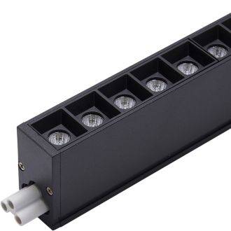 Светильник светодиодный линейный Feron AL4028 IP20 30W 4000K 1197*23*42мм в алюминиевом корпусе, с рефлекторами, 41302