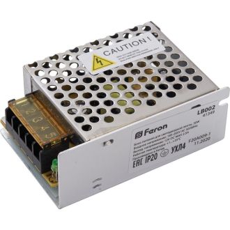 Трансформатор электронный для светодиодной ленты 30W 12V (драйвер), LB002 FERON, 41349
