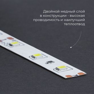 Светодиодная LED лента Feron LS606, 60SMD(5050)/m 14.4W/m 12V 5m 4000К, 41447