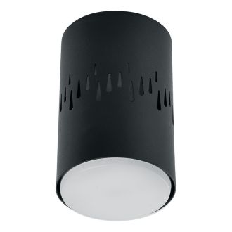 Светильник потолочный Feron HL350 12W, 230V, GX53 и подсветка 1W, 4000K, черный, 41454