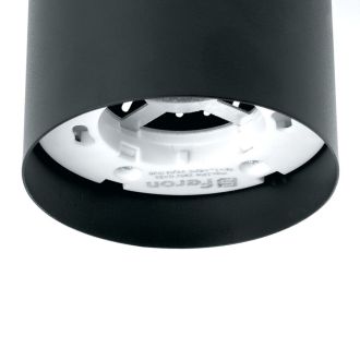 Светильник потолочный Feron HL350 12W, 230V, GX53 и подсветка 1W, 4000K, черный, 41454