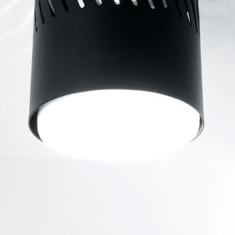 Светильник потолочный Feron HL352 12W, 230V, GX53 и подсветка 1W, 4000K, черный, 41458