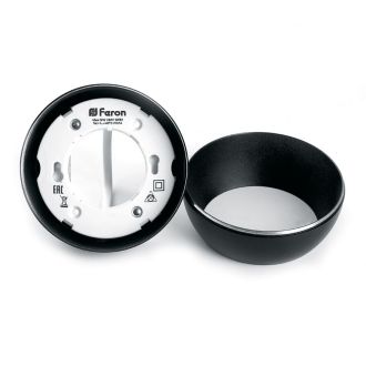 Светильник потолочный Feron HL355 12W, 230V, GX53, черный, 41508