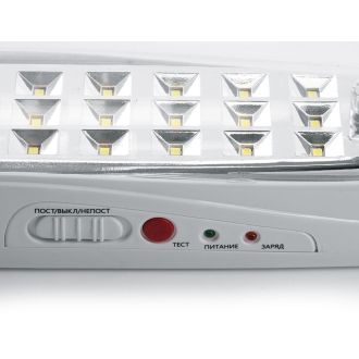 Светильник аварийный, 30 LED AC/DC, белый, EM111, Feron, 41533