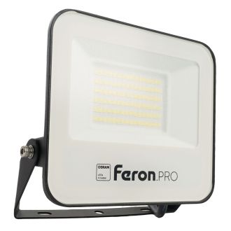 Светодиодный прожектор Feron.PRO LL-1000 IP65 50W 6400K черный, 41540