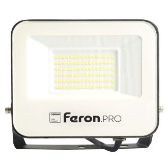 Светодиодный прожектор Feron.PRO LL-1000 IP65 50W 6400K черный, 41540