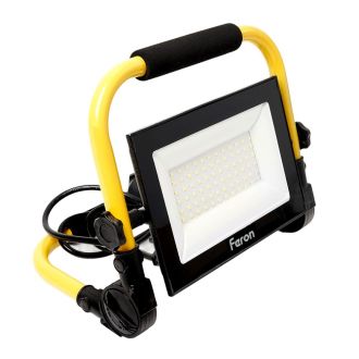Светодиодный прожектор Feron LL-515 переносной 70W, 6400K, IP65, 41545