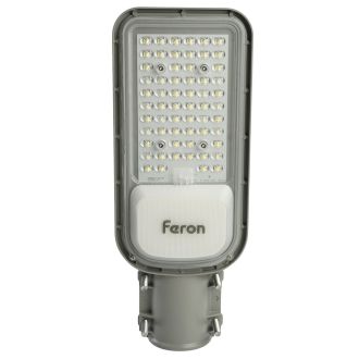 Светодиодный уличный консольный светильник Feron SP3040 50W 5000K 230V, серый, 41548