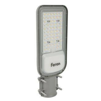 Светодиодный уличный консольный светильник Feron SP3040 80W 5000K 230V, серый, 41549