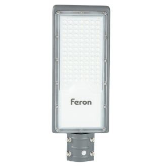 Светодиодный уличный консольный светильник Feron SP3034 80W 6400K 230V, серый, 41580