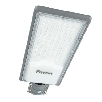 Светодиодный уличный консольный светильник Feron SP3034 80W 6400K 230V, серый, 41580