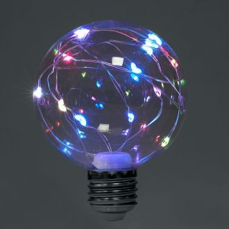 Лампа светодиодная Feron LB-381 E27 3W 230V RGB смена цвета, 41676