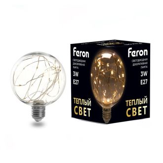Лампа светодиодная Feron LB-382 E27 3W 230V 2700K, 41677