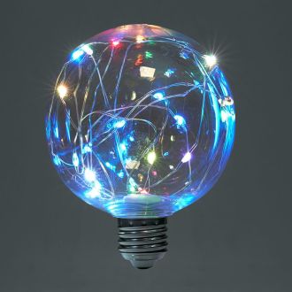 Лампа светодиодная Feron LB-382 E27 3W 230V RGB, 41678
