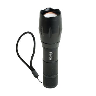 Фонарь ручной Feron TH2400 с аккумулятором USB ZOOM, 41682