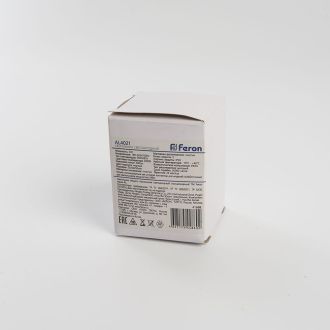 Светильник светодиодный Feron AL4021 IP20 3W 6500К, пластик, черный 50*50*55мм, 41689