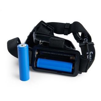 Фонарь налобный FERON TH2305 ZOOM c аккумулятором 5W, 2*18650 IP44 пластик/алюминий, 41709