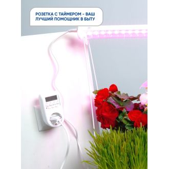 Розетка с таймером Feron TM26 недельная электронная мощность 2300W/10A, 41815