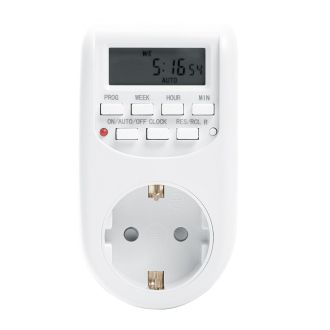 Розетка с таймером Feron TM26 недельная электронная мощность 2300W/10A, 41815