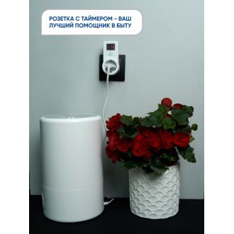 Розетка с таймером Feron TM61 обратного отсчета электронная мощность 2300W/10A, 41816