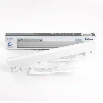Светильник светодиодный Feron MGN302 трековый низковольтный 12W, 960 Lm, 4000К, 110 градусов, белый серия MattLine, 41937