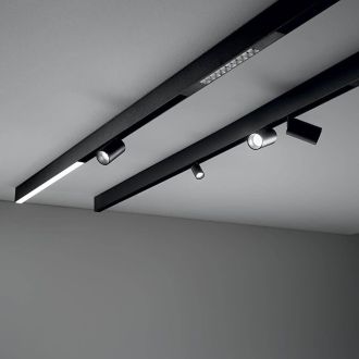 Шинопровод для низковольтных трековых светильников, черный, 1м, CABM1000, Feron, 41959