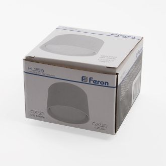 Светильник потолочный Feron HL359 12W, 230V, GX53, белый, 41990
