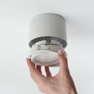 Светильник потолочный Feron HL361 12W, 230V, GX53, белый, 41994