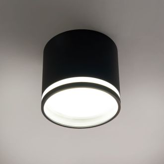 Светильник потолочный Feron HL362 LUNA 12W, 230V, GX53, черный, 41997