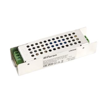 Трансформатор электронный для светодиодной ленты 36W 12V (драйвер), LB009 FERON, 48007