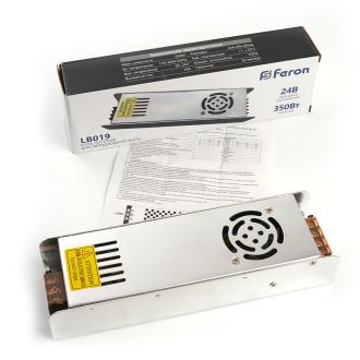 Трансформатор электронный для светодиодной ленты 350W 24V (драйвер), LB019, Feron, 48048