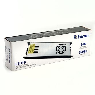 Трансформатор электронный для светодиодной ленты 350W 24V (драйвер), LB019, Feron, 48048