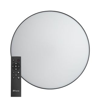 Светодиодный управляемый светильник Feron AL6200 “Simple matte” тарелка 60W 3000К-6500K черный, 48066