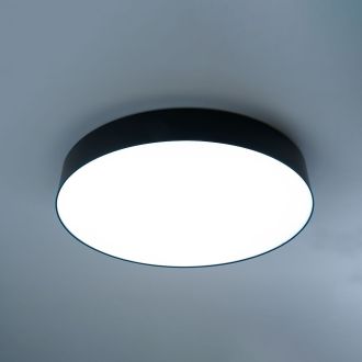 Светодиодный управляемый светильник Feron AL6200 “Simple matte” тарелка 60W 3000К-6500K черный, 48066