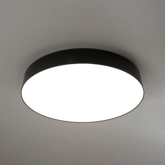 Светодиодный управляемый светильник Feron AL6200 “Simple matte” тарелка 60W 3000К-6500K черный, 48066
