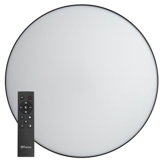 Светодиодный управляемый светильник Feron AL6200 “Simple matte” тарелка 165W 3000К-6500K черный, 48068