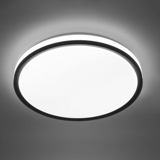 Светодиодный управляемый светильник Feron AL6240 “Simple matte” тарелка 80W 3000К-6500K черный, 48073